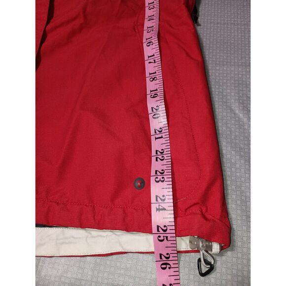 COLUMBIA: Red/Grey Winter Jacket Omni-Shield Waterproof, Woman Size S - Picture 4 of 7